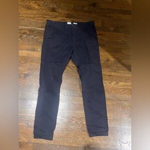 H&M Men’s Navy Blue Skinny Fit Stretch Chinos 36/34